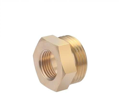 Racor Marsella reducido macho 1' - hembra 1/2 | Conexión resistente y duradera | Ideal para fontanería y calefacción | Instalación rápida y segura | Ajuste preciso y fiable | QUICK PLOMBERIE
