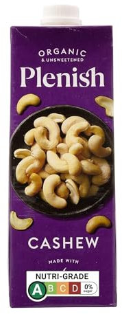 Plenish Organic Unsweetened Cashew Milk, 1 Litre