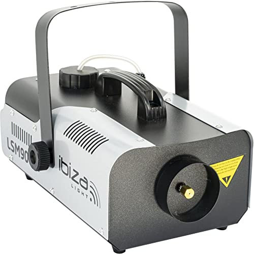 Ibiza - LSM900W - Machine à fumée de 900W avec télécommande - Noir et gris