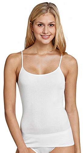 Schiesser Damen Spaghettitop Unterhemd - Luxury Baumwolle Unterhemd (1er Pack)