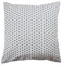 Hans-Textil-Shop Kissenbezug Sterne Stars 8 mm Baumwolle - Kissen, Kissenhülle, Sofakissen, Dekokissen, Kopfkissen, Zierkissen, Weihnachten (Grau auf Weiß, 40 x 40 cm)