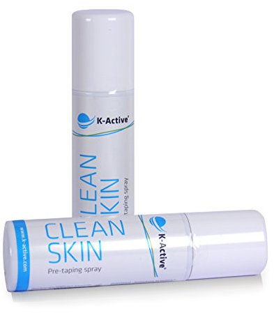 K-Active CleanSkin Spray - optimiert die Haftung bei der Anlage kinesiologischer Tapes
