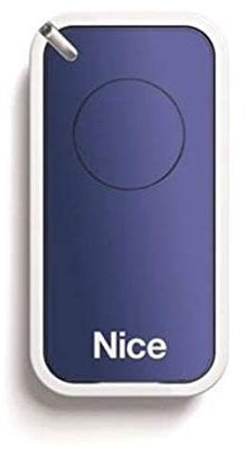 NICE INTI1B blu 1-canale Telecomando radiocomando, 433.92Mhz rolling code. Compatibile con FLOR-S, ONE, FLORE, INTI trasmettitori.