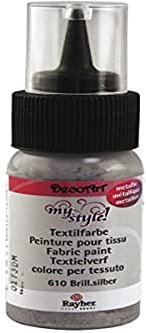 Rayher Peinture pour tissu Argenté 29 ml Deco Art