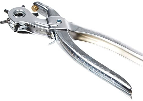 Rayher Alicates para perforar, con 6 puntas ajustables, 2-4,5 mm ø, para manualidades, 2109300