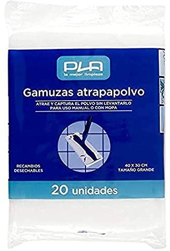 LAPA PLA Gamuza Atrapapolvo, Set de 20 Unidades, 720 - Ante - Blanco