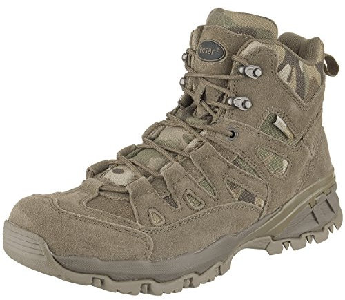 Mil-Tec Squad, Stivali da Escursionismo Unisex-Adulto, Multicam, 46 EU