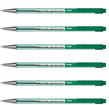 Pilot 6 Kugelschreiber, bps-matic pte Fine grün