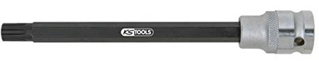 KS Tools 515.1281 1/2 Bit-Stecknuss für RIBE-Schrauben, extra lang, M10
