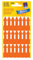 Avery 3008 Permanent Orange 63pièce (S) Etikett selbstklebend – Etiketten auto-collantes (orange, permanent, Papier, 9 mm, 39 mm, 63 Stück (S))
