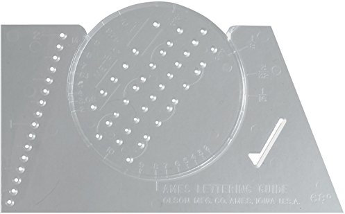 Westcott Lettering, modello di carta da stencil (ALG-1)