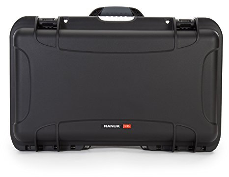 Nanuk 935 Wasserdichter Hartschalenkoffer leer - Mit Rädern - Schwarz