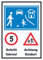 HB-Druck Spielstraße Schrittfahren Achtung Kinder Schild A2 (420x594mm)
