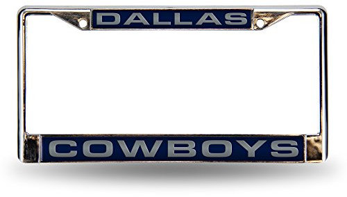 Rico Industries NFL Football Dallas Cowboys Laser-Lizenzrahmen, 30,5 x 15,2 cm, Blau