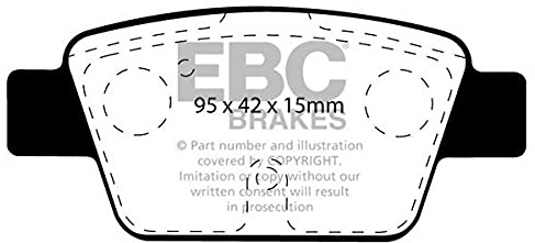 EBC Brakes DP41381R Yellow stuff Brake Pads