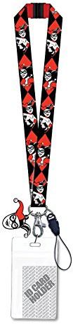 Harley Quinn Lanyard With Soft Touch Dangle