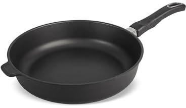 Original Gundel GUSS-BRATPFANNE hoch, Ø 32 cm, Höhe 7,5 cm, BIOTAN-Oberfläche, PFOA-frei, Akku-Therm Boden - abnehmbarer Designer-Stiel