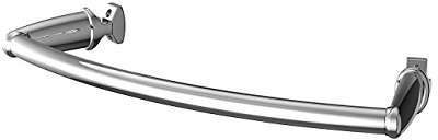 Finimetal - Accessoires sèche-serviette - Porte-serviettes universel pour radiateur sèche-serviettes cintré - 430mm - Chromé