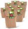 Logbuch-Verlag 25 Fußball Geschenktüten Verpackung mit Stickern Fußballverein Gastgeschenk Kinder Geburtstag Junge 14 x 22 x 5,6 cm