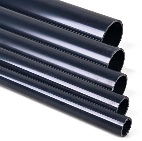 TP Gartenteich PVC-Druckschlauch ohne Hülse 1 Meter 10 und 16 bar 25/32/40/50/63 mm für Gartenteich Aquaristik Sanitär Abwasser 50mm grau