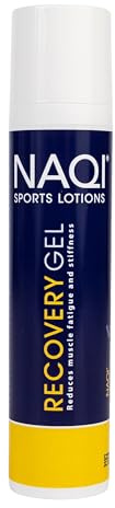 NAQI - Recovery Gel - Recommended After Sports Massage and/or Excercise and Sports - Optimises Sports Performance - Helps to Remove Waste Materials - Non-Greasy - with Essential Oils - 100 ml