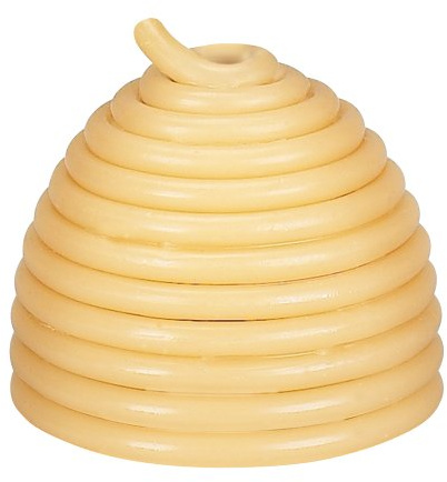 Candle by the Hour 50-Hour Beehive Candle Refill, Eco-friendly Natural Beeswax with Cotton Wick