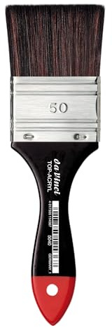 Da Vinci 5040 Series Top-Acryl Brush, Fiber, Black/Red, 18 x 5 x 30 cm