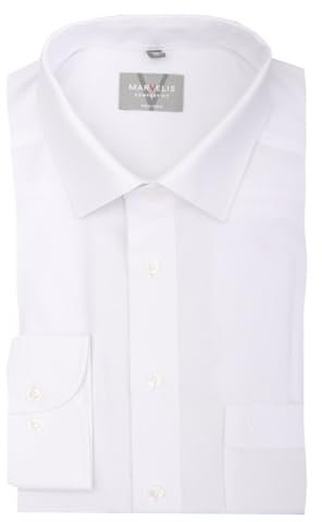 Marvelis - Blanche New Col Kent Non-Fer 100% Coton 48 - Blanc - 48