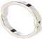 Rayher Hobby Rayher 2229622 Kettenverschluß Clip, silber, 25 x 20 mm, Material: Brass, Verschluss, Kettenverkürzer, Kettenverschlußring, Schmuckverschluss, nickelfrei, 2229622
