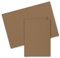ARTOZ 25x Doppelkarten DIN B6 - Farbe: Grocer Kraft (Kraftpapier Dunkelbraun) - 12,0 x 16,9 cm - hochdoppelt - Serie Greenline
