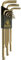Starrett 38099 Jeu de Clés coudées longues à boule système Métrique