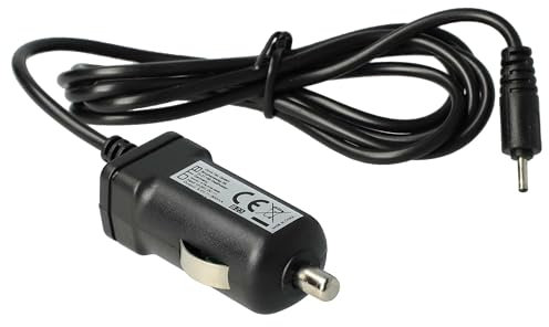 vhbw Cable de Carga para Coche Compatible con Nokia 3109 Classic, 2730 Classic, 3110 Classic, 2760 móvil - Cargador de 12V/24V