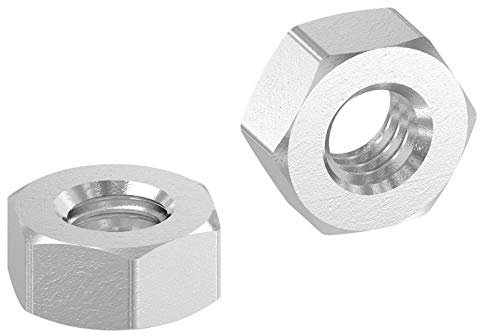 Sechskantmutter mit Linksgewinde, M4, DIN 934, 10er Pack