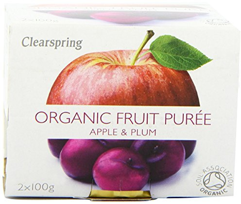Clearspring Fruit Puree Apple & Plum 2 X100g Desserts & Sweets Healthy Food