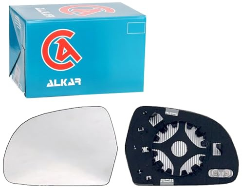 Alkar 6432795 Spiegelglas, Außenspiegel | 6432795 passend für A3 A4 A5 A6 A8 Q3 | 6