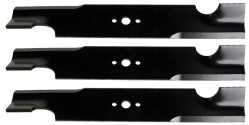 USA Mower Blades U10061BP (3) Standard High-Lift for Snapper Pro 5020843 Giant Vac 0640 Length 16-1/4in. Width 2-1/2in. Thickness .250in. Center Hole 5/8in. 32in. and 48in. Deck