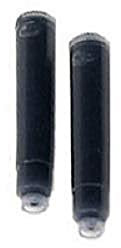 Muji Aluminum Body Fountain Pen Cartridge Refills,2 Black Ink Refills by Muji