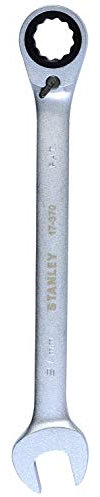 STANLEY 1-17-370 Cle mixte a cliquet - taille : 21 mm, Jaune