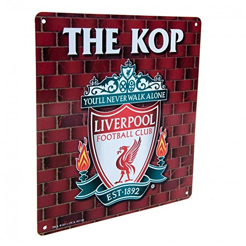 LIverpool Football Club LFC The KOP Logo Crest Fan Wall Sign Official Sports