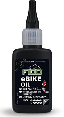 Dr. Wack - F100 Lubrifiant Chaîne de Vélo Électrique-Flacon Compte-Gouttes 50 ml - Huile Graisse Chaîne de Vélo Ebike Premium pour Moins de Friction et d'Usure - Entretien Vélo - Fabriqué en Allemagne