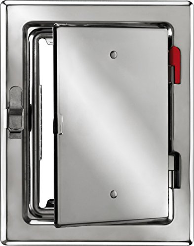 Unbekannt 392730, Porta del camino zincata con blocco a leva, Argento, 230 x 295 cm