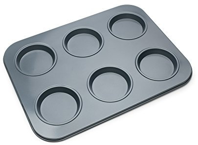 Fox Run Große Muffin-Pfanne, 35,6 x 26,7 x 1,3 cm, metallisch
