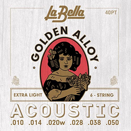 La Bella 40PT Golden Alloy XL