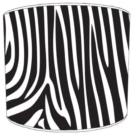 Premier Lampshades - Tisch Zebra Druck Lampe Farbtöne - 20cm