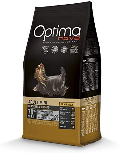 Optima Nova - Hundefutter für ausgewachsene Hunde Mini Grain Free Huhn