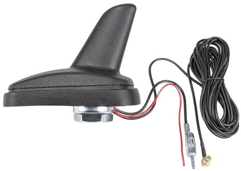 tomzz Audio 1000-027 Shark Design Auto Dachantenne II mit Verstärker AM/FM/GPS SMB+ DIN -Anschluß