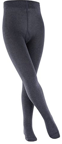ESPRIT Foot Logo K Ti coton épais unis 1 paire, Collants Mixte enfant, Bleu Navy Blue Melange 6490, 122-128