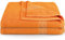 CelinaTex Bari Saunatuch Doppelpack 80 x 200 cm orange Baumwolle Frottee Handtuch Badetuch Saunahandtuch