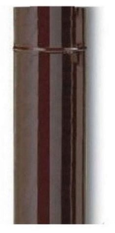 8228431006992 *********** TUBO SMALTATO DIAM.CM 10 X CM 100 LUNGO PORCELLANATO PER STUFA MARRONE FERR 97376
