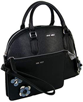 Neue Handtasche Handtasche Satchel & Koordinierung Brieftasche 2 St¨¹ck Set Schwarz